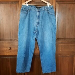 Vintage 90s/Y2K Levi's Silver Tab Loose Fit Baggy Light Wash Denim Jeans